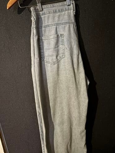 женские джинсы со стразами: Джинсы, M, L, цвет - Голубой — 12