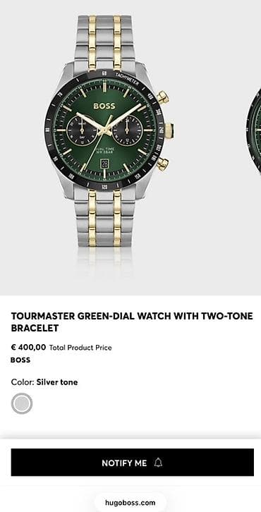 ganezzi silver: Qol saatı, Hugo Boss, rəng - Gümüşü — 3