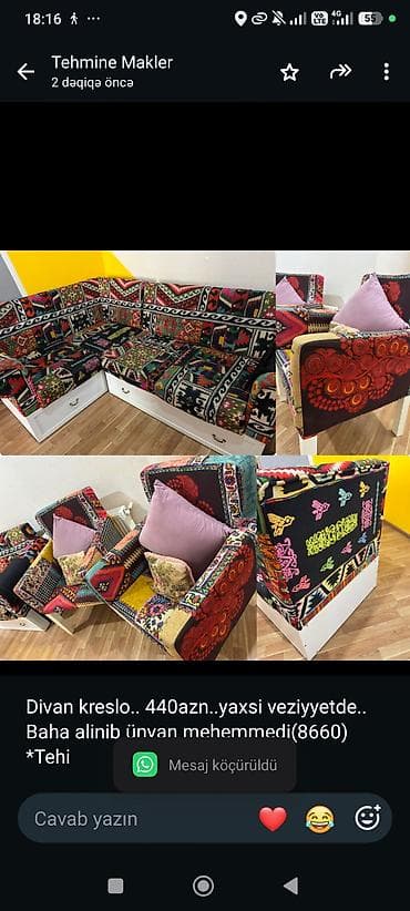 Divan kreslo. 440azn. yaxsi veziyyetde. Baha alinib ünvan lalafo.az -da Divan kreslo. 440azn. yaxsi veziyyetde. Baha alinib ünvan