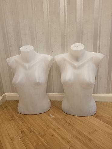 Manekenlər: Qadın, Plastik, plastmas, Ağ — 1