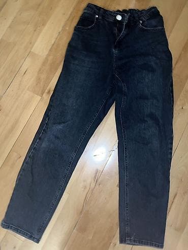 Məhsul: 2 ədəd alt geyimi dəsti 1) Qara denim cins şalvar - Klassik