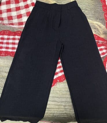salvar ustu uzun koynekler: Брюки, Trendyolmilla, M, L, цвет - Синий — 1