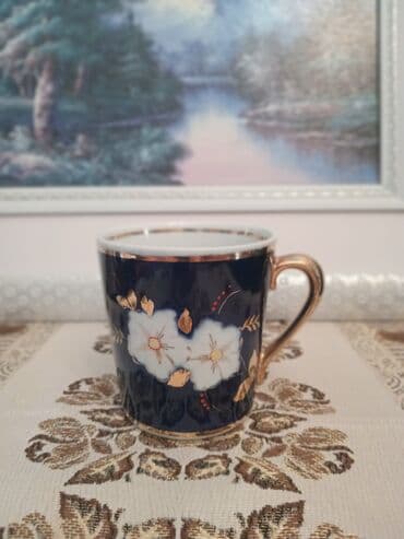 Fincanlar, rəng - Göy, Keramika, 1 əd