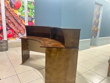 Stullar: Bar masası, Açılmayan, Taxta, Künc masa — 2