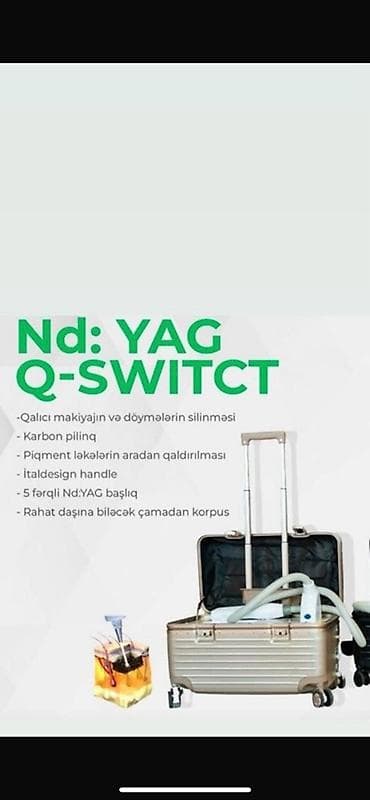 lazer ustası: Alex Med Smart lazer sistemi + Nd:YAG Q-Switch cihazı Xüsusiyyətlər — 2