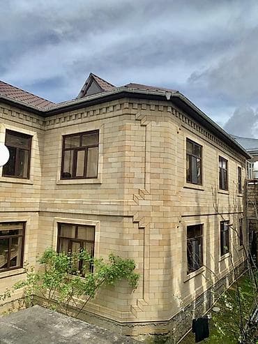 papaninde satilan heyet evleri: 8 otaq, 404 kv. m, Kredit yoxdur, Orta təmir — 1