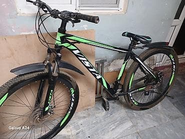 VISTA MTB velosiped – skorsnoy, 29-luq təkər, qara-yaşıl rəng, disk