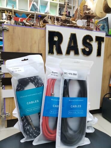 mikrafon stoykasi: Kabel 6 metr Hər növdə səs və aux, Palis Kabel və sunurlar və — 1