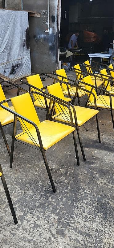 parda tul: Mətbəx üçün, Yeni, Açılmayan, Dördbucaq masa, 4 stul — 5