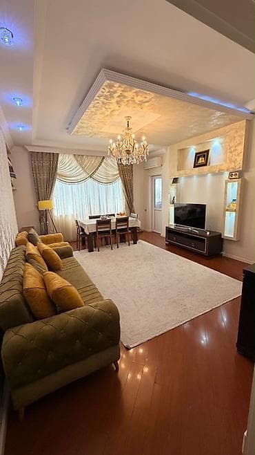 agdasda satilan evler: 3 otaqlı, Yeni tikili, 100 kv. m — 10