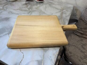 Аксессуары для кухни: Taxta kəsim lövhəsi - Material: tam ağac (təhlükəsiz, qoxusuz, bıçaq — 1