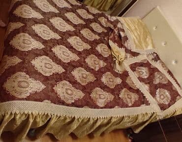 asd 2 qiymeti: Pakrıval iki nəfərlik taxt üçün,əl işidir işlənməyib. Atlasdır,2 — 1