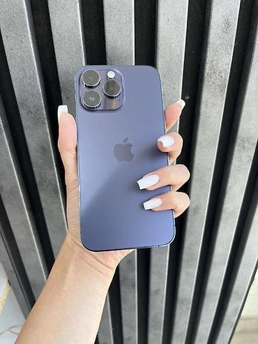 iphone 6 's: IPhone 14 Pro Max, 256 GB, Deep Purple, Simsiz şarj, Face ID — 1