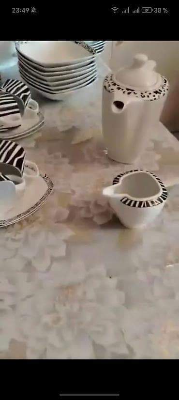 acar naboru satilir: Nahar dəsti, rəng - Ağ, Keramika — 4