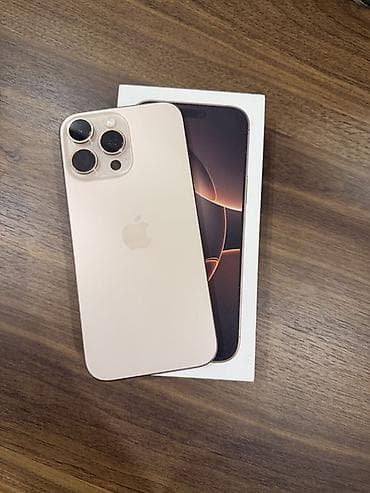 IPhone 16 Pro Max, 256 GB, Qızılı, Simsiz şarj