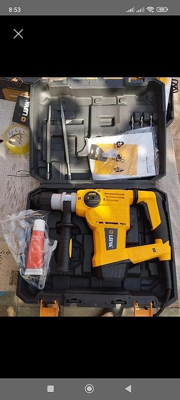 bosch perefarator: LEIYA brendli perforator dəsti Xüsusiyyətlər: - 3 rejim: qazma — 1