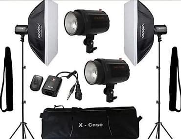 oyun seti direksiyon: Godox Mini Pioneer 200 foto-studiya işıq dəsti – tam dəst . Tərkib: - — 1