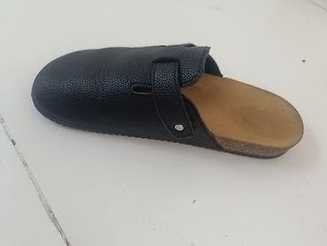 Sabo: Qara rəngli uniseks tapanqa tipli sabot/klok ayaqqabı - Material — 4