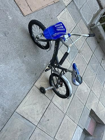 uşaq ucun stul: İşlənmiş Dörd təkərli Uşaq velosipedi 16", sürətlərin sayı: 1, Ödənişli çatdırılma — 2