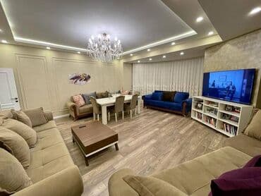 evlər bakı: Bakıxanov qəs., 3 otaqlı, Yeni tikili, 136 kv. m — 2