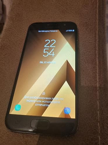 galaxy s5 mini: Samsung Galaxy A3 2017, 16 GB, rəng - Qara, Barmaq izi — 10
