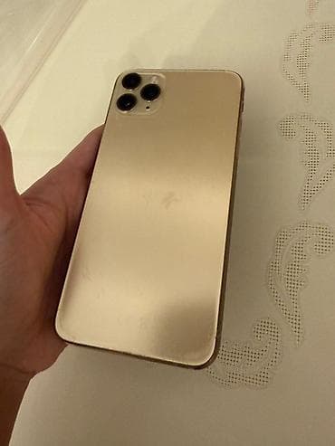 0000 nomre satilir: IPhone 11 Pro Max, Qızılı, Face ID — 1