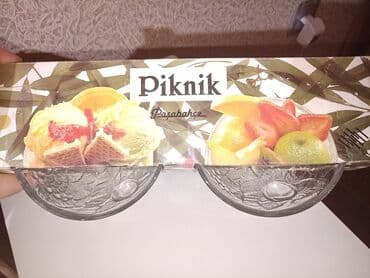 dondurma qablari: Iki ədəd dondurma, puding, desert qabı .Türkiyə istehsalı — 3