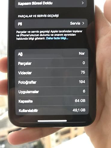 usb type c: IPhone X, 64 GB, Qara, Zəmanət, Face ID, Sənədlərlə — 9