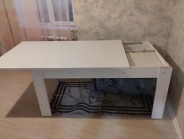 konstruksiya: Kompüter masası, İşlənmiş, Açılmayan, MDF, Dördbucaq masa — 3