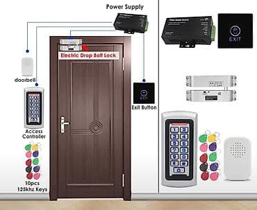 qapi kilidleri: Brulok və Şifrə ilə Girişə Nəzarət Dəsti – M203 Access Control Kit H — 9