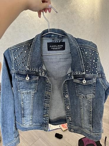 usag geyim: Joys & Jeans brendinin qız uşaqları üçün cins gödəkçəsi. Təzədir — 2