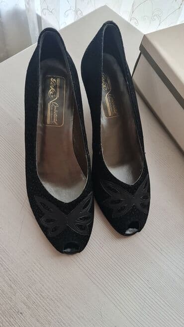 qadın krosovkaları yay üçün: Tuflilər, Ölçü: 37, rəng - Qara, Yeni — 1