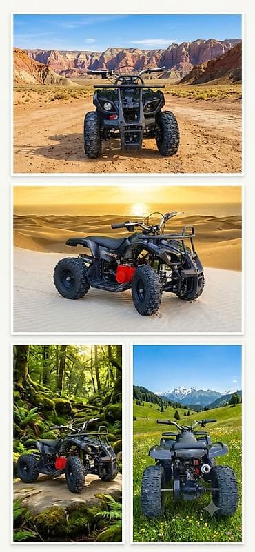 mini karavan: Uşaq/yeniyetmə üçün benzinli ATV kvadrosikl – off-road macəraları üçün — 1