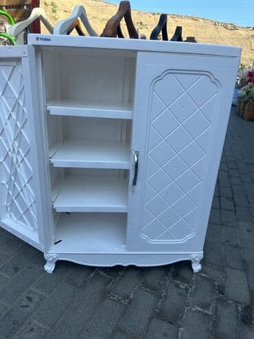 hamam skaflari: Açılan, 2 qapılı Düz dolab, Qarderob, paltar dolabı — 2