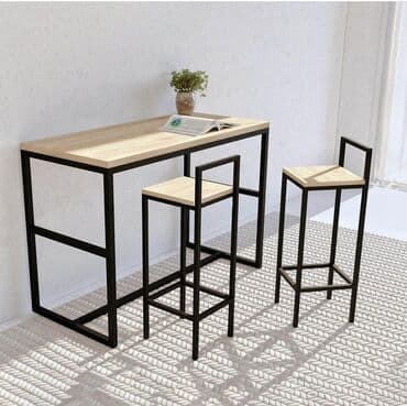 kafe restoran: Qonaq masası, Açılmayan, Taxta, Dördbucaq masa — 6