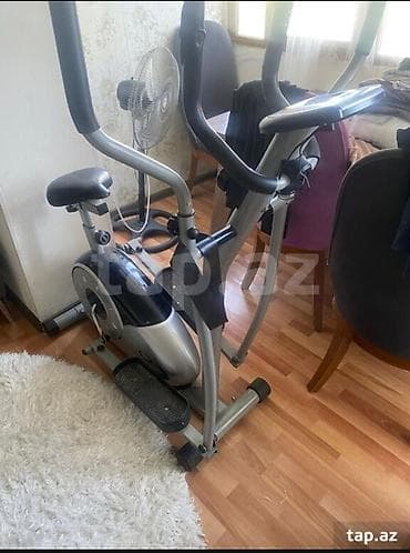 kamp evi: Elliptik trenajor (velosiped + stepper kombinasiyası) - 2‑də‑1 — 1