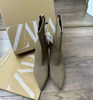 bot zara: Zara, Ölçü: 39, rəng - Bej, Yeni — 6