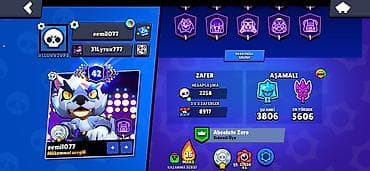 Brawl Stars hesabı – yüksək səviyyəli və tam dolu - Nick: eemiI077