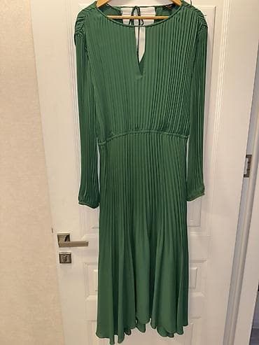 elbiseler: Kokteyl donu, Midi, Massimo Dutti, L, XL — 2