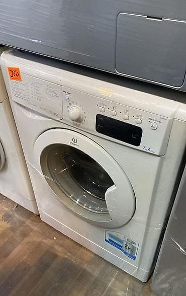 paltar yuyan mashin: Indesit önyükləməli paltaryuyan maşın - Yük tutumu: 7 kq - Enerji — 1