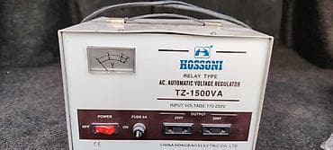 stabilizator 3000w: Hossomi TZ-1500VA avtomatik gərginlik tənzimləyicisi (Relay Type) - — 1