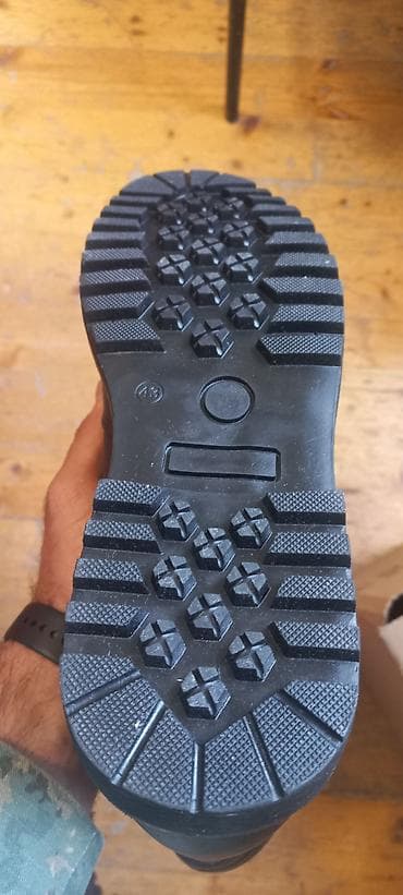 kişi bot: Qara hərbi/taktiki üslubda kişi çəkməsi - Model: uzun boğazlı — 1