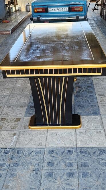 Qonaq masası, Yeni, Açılmayan, MDF, Dördbucaq masa