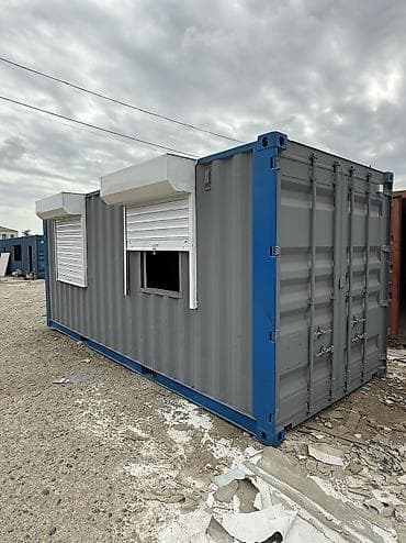 bakida kantener satisi: Metal karkaslı konteyner otaq - Ölçü: təxmini 20 fut (şəkillərdə — 1