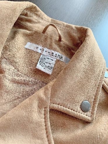 ekodəridən kişi gödəkçəsi: Натуральная набуковая кожа ( антилопа). Из США . Размер 38 . Мало — 7