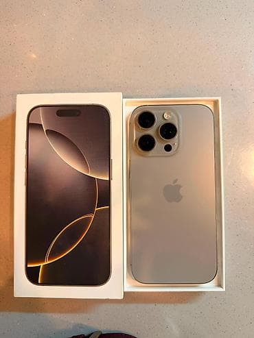 iphone şunur: IPhone 16 Pro, 128 GB, Natural Titanium, Face ID — 1