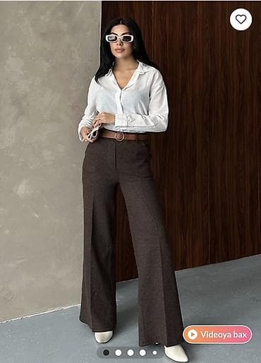 kapri şalvar: Şalvar, L, rəng - Qəhvəyi — 1