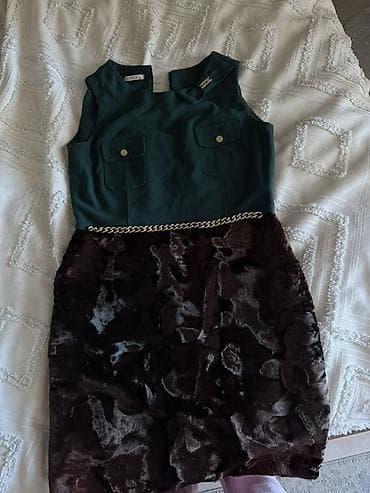 yasil don: İki materialdan kombinə edilmiş don. made in italy — 2