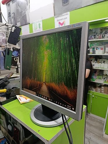 komputer notebook: Kamera Qoşmaq üçün Monitor. Samsung 17 inç. Vga və Pover kabeli — 2