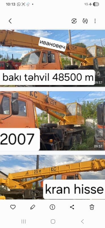 İvanoveç 25 Kran hisse yalnz Satılır!!!Yük maşını kranı, "KC" markası